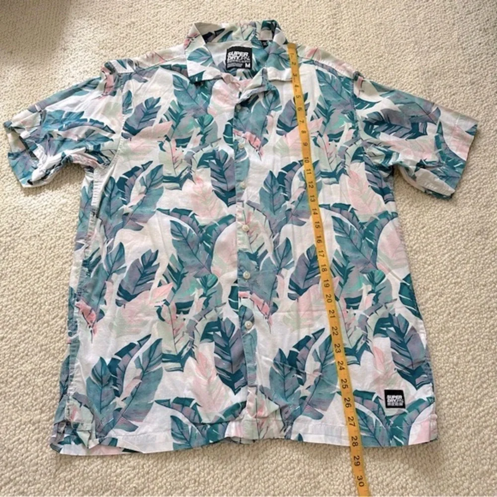 Superdry palm leaves button down shirt